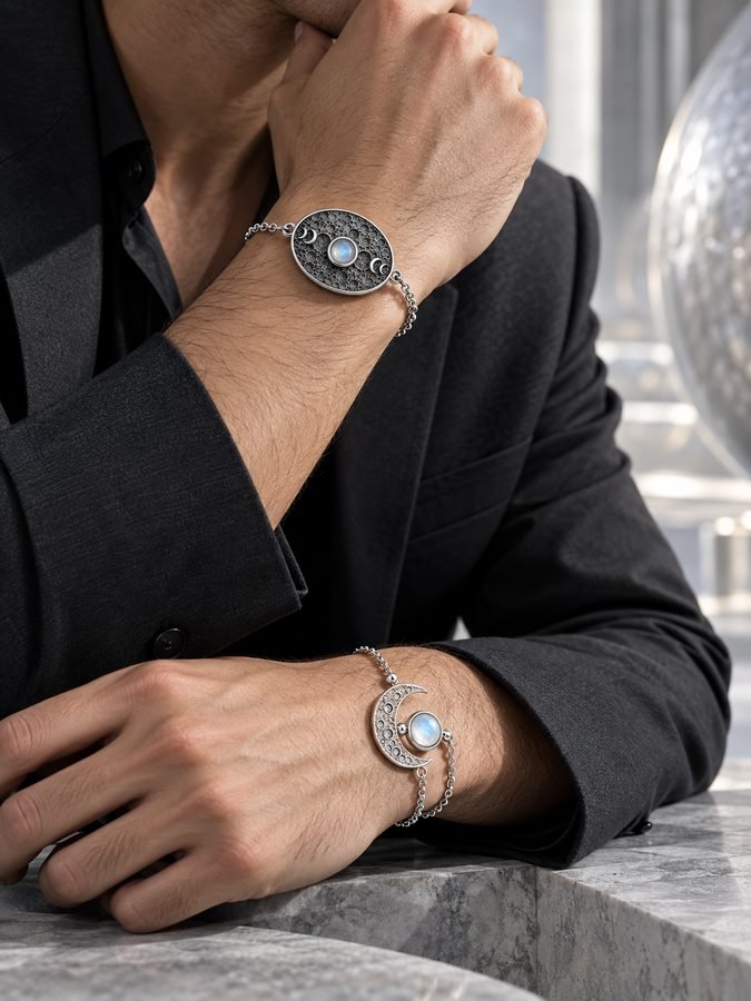 Eterna moonstone bracelets
